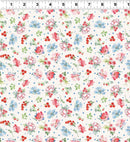 Americana Medium Floral - Light Cream