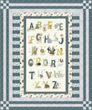 Animal Alphabet Quilt Kit Blue