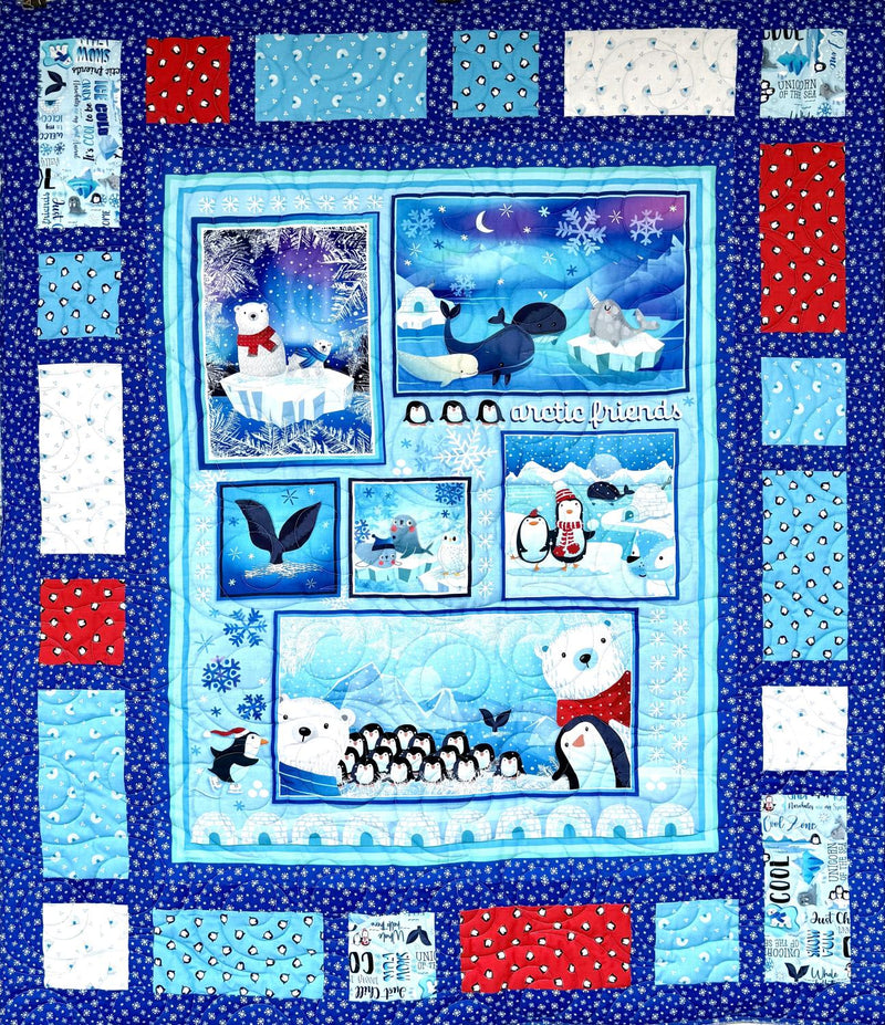 Arctic Friends - Fish & Chips Quilt Kit