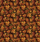 Autumn Cats Leaves of Autumn - Black/Spice