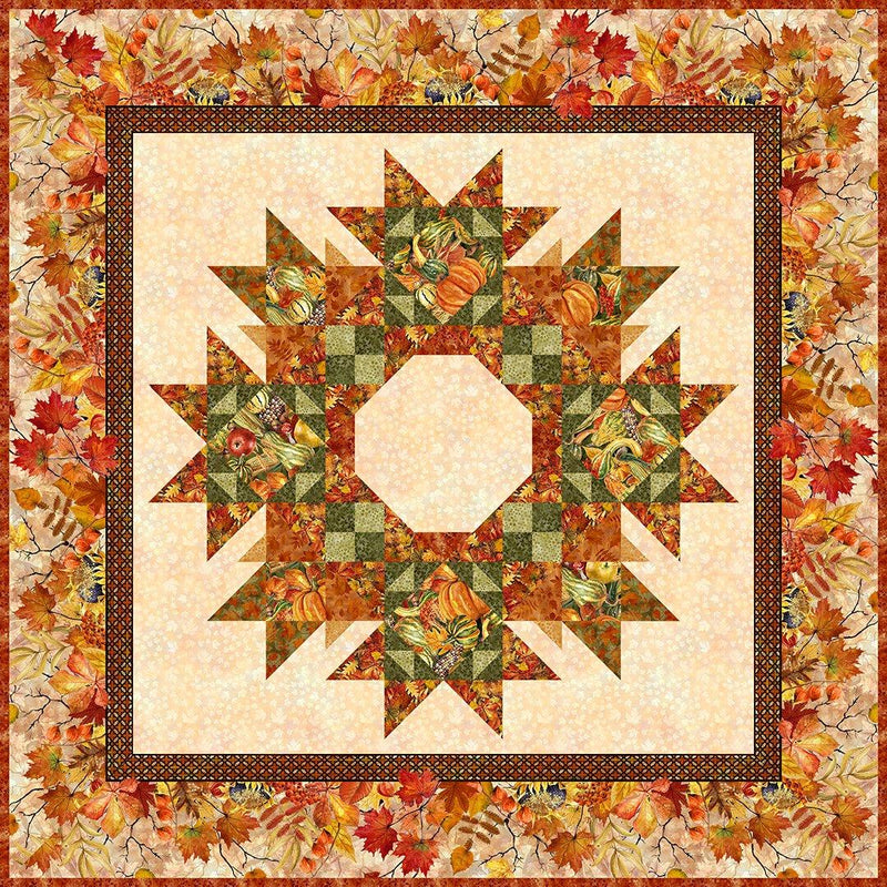 Autumn Celebration Wreath Pattern