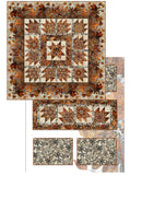 Autumn Elegance Autumn Star Quilt, Table Runner Pattern