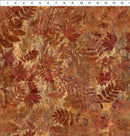 Autumn Elegance Shadow Leaves - Multi