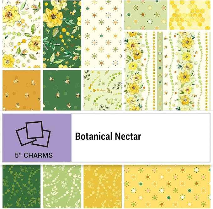 Botanical Nectar 5" Squares
