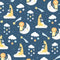 Baby's Adventure Allover Print - Navy