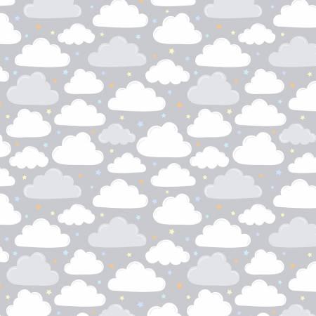 Baby's Adventure Clouds - Gray
