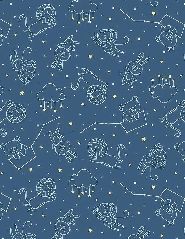 Baby's Adventure Constellations - Navy