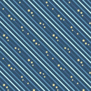 Baby's Adventure Diagonal Stripe - Navy