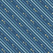 Baby's Adventure Diagonal Stripe - Navy
