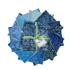 Bali Blenders Blue Fat Quarter Pack - 10 pcs