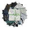 Bali Blenders Gray/Black Fat Quarter Pack - 10 pcs