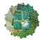 Bali Blenders Green Fat Quarter Pack - 10 pcs