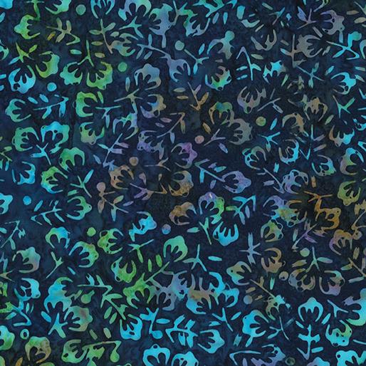 Bali Fantasy Garden Buds - Navy Multi