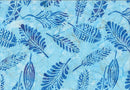 Bali Tropical Retreat Feather - Light Blue