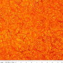 Batiks Elemental Rainbow Brights - Tangerine