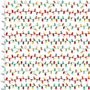 Be Merry String of Lights Stripe - White