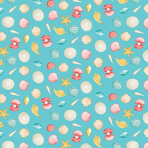 Beach Retreat Seashell Paradise - Turquoise