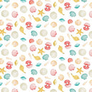 Beach Retreat Seashell Paradise - White