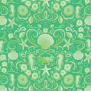 Beach Retreat Seaside Tonal - Green