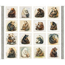 Bear Hugs 36" Bear Picture Panel - White