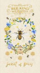 Bee & Bee Kind 24" Panel - Beige