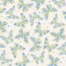 Bee & Bee Kind Floral Butteflies - Cream