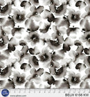 Belle 108" Inky Watercolor Floral - Black/White