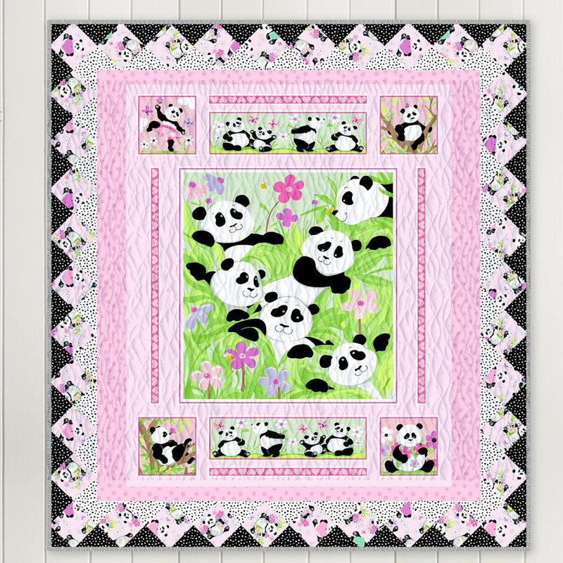 Better Together Quilt Kit - Pink and Black Version