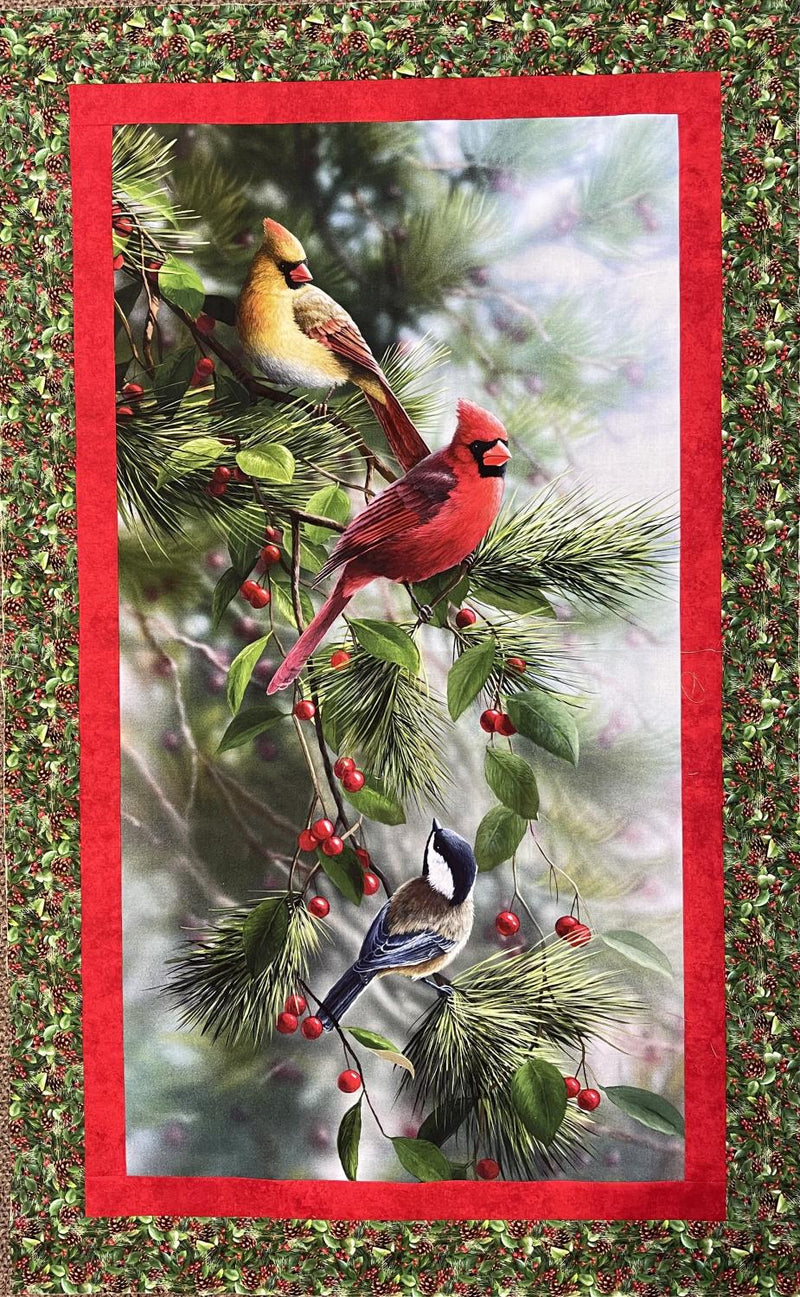 Birds & Berries Wall Hanging Quilt Kit