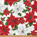 Blooming Holidays Poinsettias - Ice/Silver