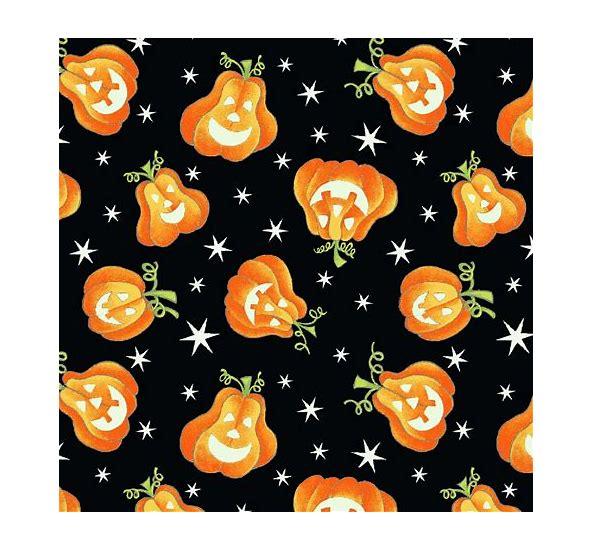 Boo! Glow - Tossed Bird on Pumpkin Black