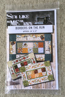 Borders On The Run Pattern 24 "x 37"