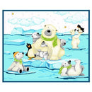 Brr The Polar Bear - Play Mat Panel Aqua