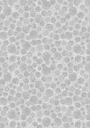 Bumbleberries Metallic - Grey with Silver Metallic
