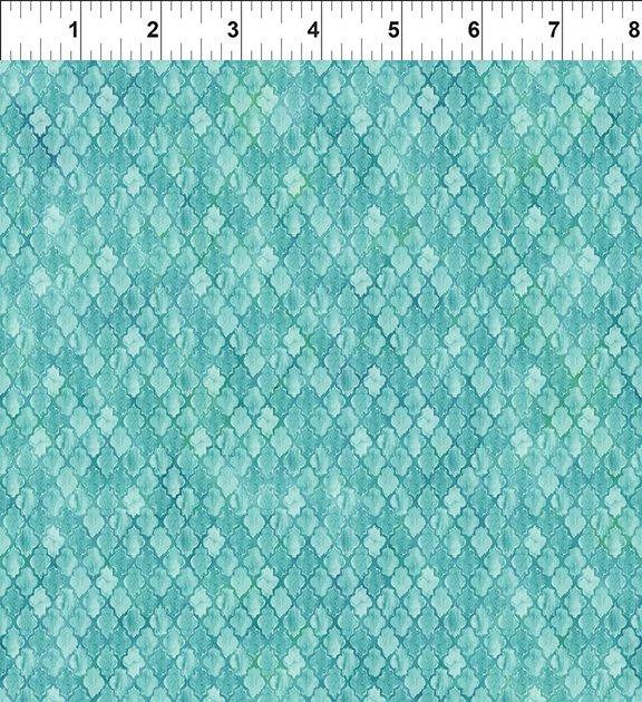 Butterfly Fantasy Lattice - Teal
