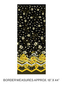 Buzzworthy -Border Stripe Black/Gold