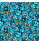 Calypso III Small Ocean Circles - Teal