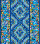 Calypso III Small Quilt Kit - Blue