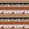 Candy Cane Lane Border Stripe - Red/Black