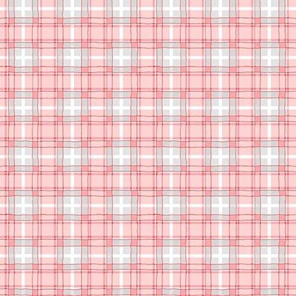 Candy Cane Lane Plaid - Pink