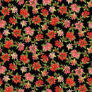 Candy Cane Lane Poinsettias - Black