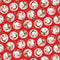 Candy Cane Lane Santa Circles - Red