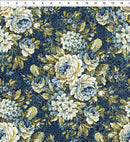 Carpet Bag Romance Bouquet - Blue
