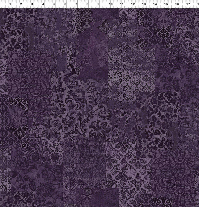 Carpet Bag Romance Brocade - Purple