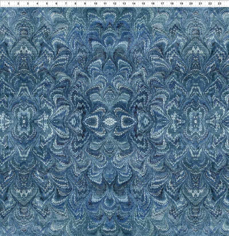 Carpet Bag Romance Marble - Blue