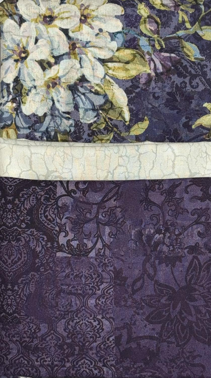 Carpet Bag Romance Purple Pillowcase Kit