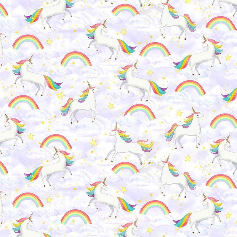 Castle In the Clouds Rainbow Unicorns - Multi