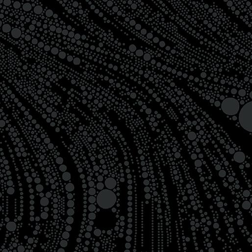 Cat Artistry Circled Swirl - Black