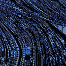 Cat Artistry Circled Swirl - Blue