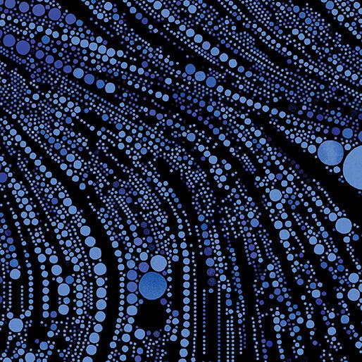 Cat Artistry Circled Swirl - Blue